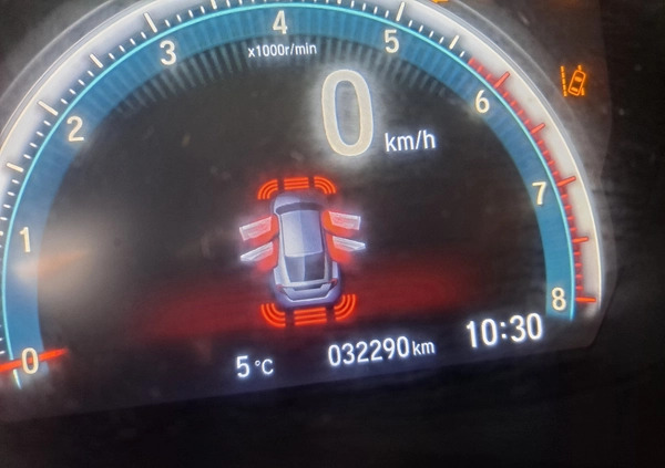 Honda Civic cena 45800 przebieg: 32000, rok produkcji 2021 z Krobia małe 301